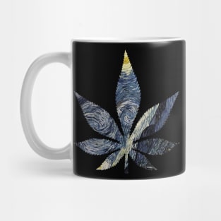 starry night weed Mug